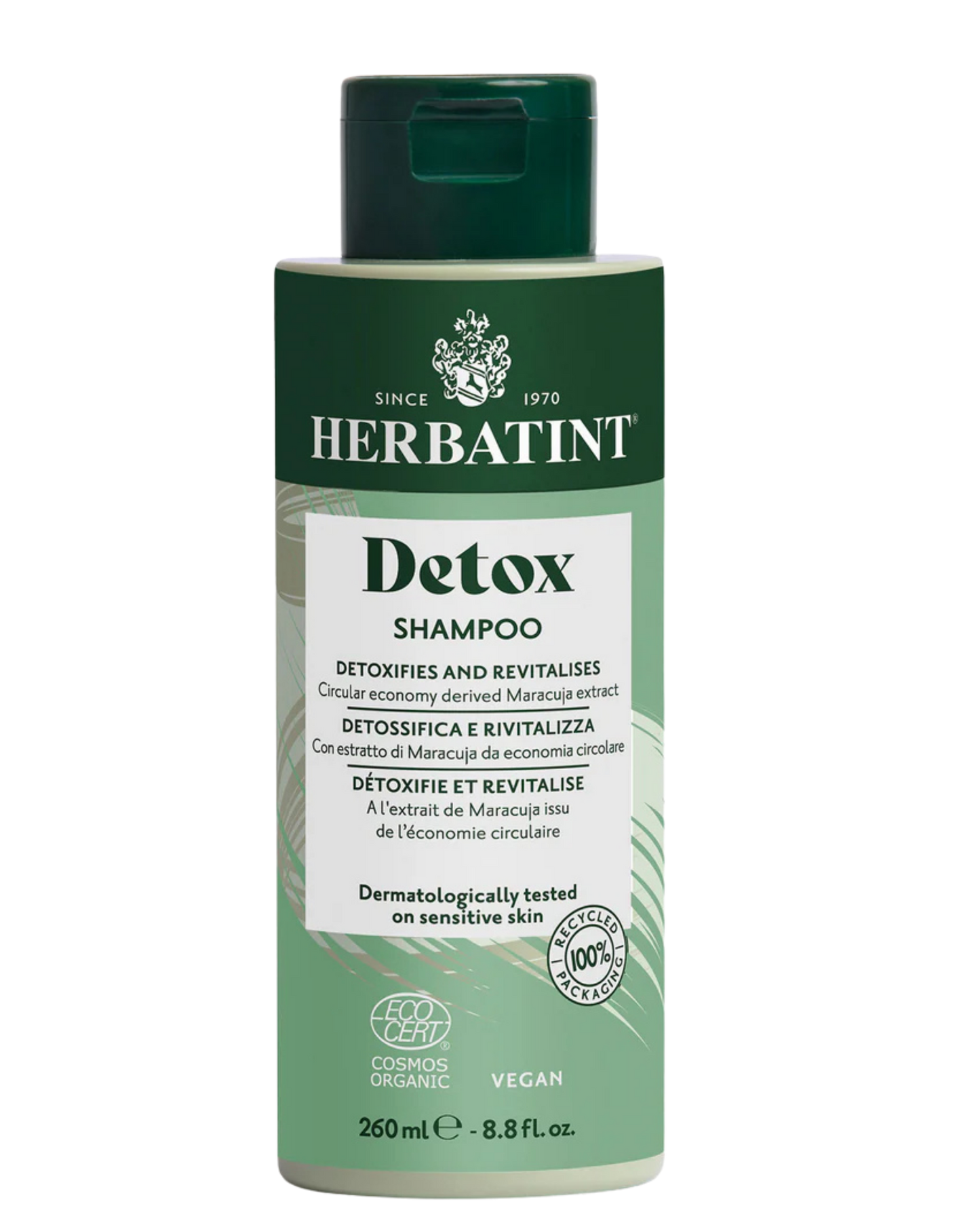 Detox Shampoo Purifying and Regenerating, 260 ml