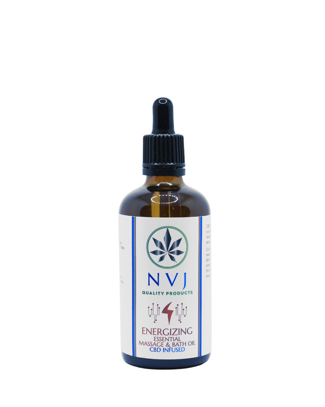 NVJ Energizing Essential Massage Oil (CBD)