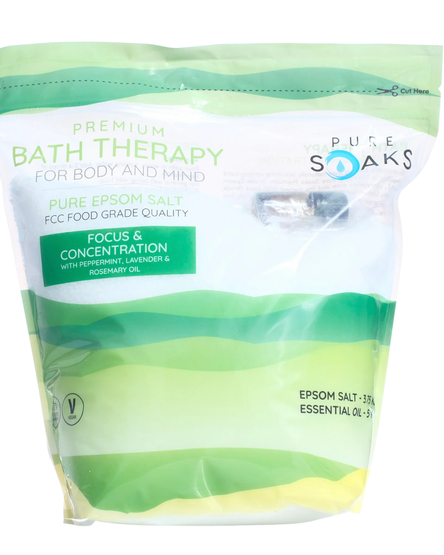Focus & Concentration Bath Soak – 3.75 kg