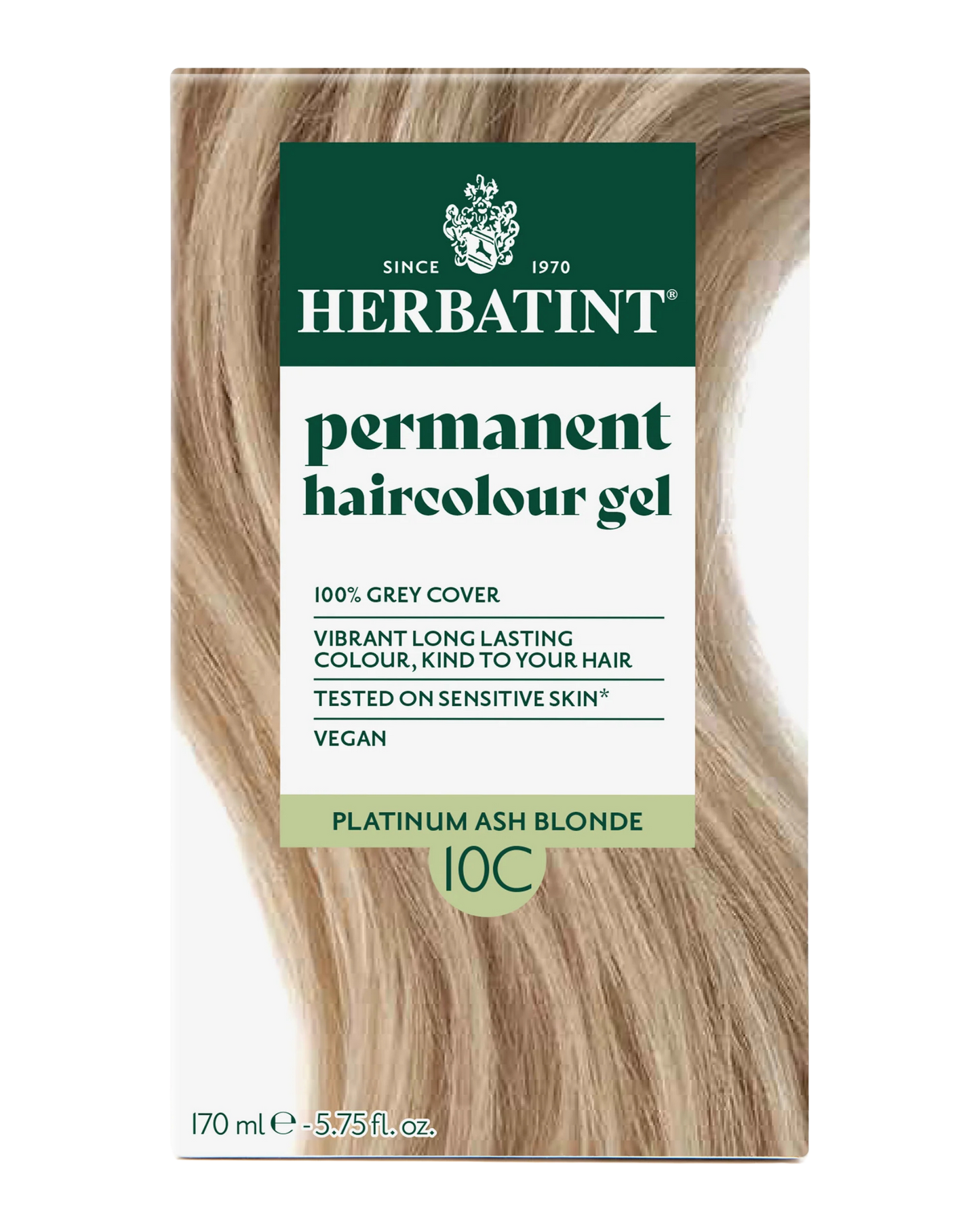 Herbatint 170ml Permanent Colour – 10C Swedish Blonde