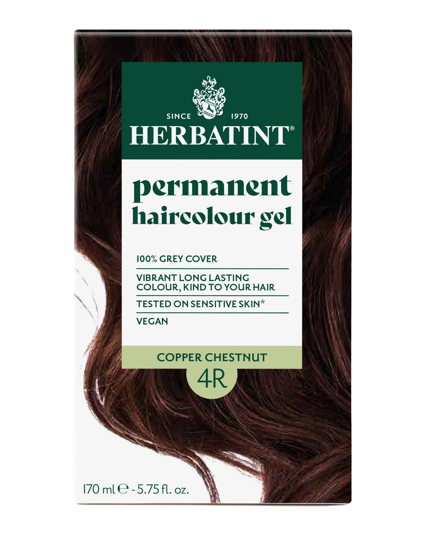 Herbatint 170ml Permanent Colour – 4R Copper Chestnut