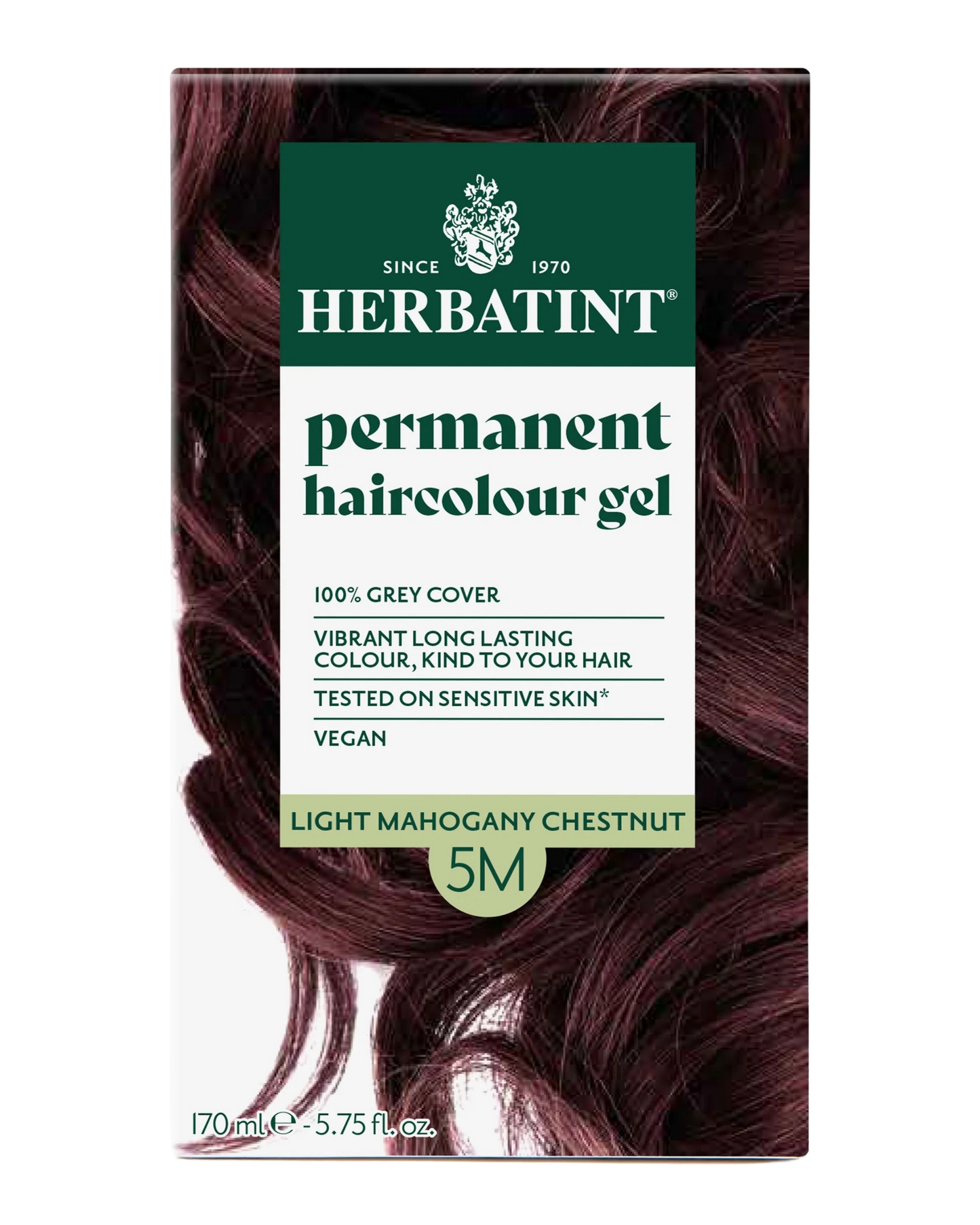Herbatint 170ml Permanent Colour – 5M Light Mahogany Chestnut