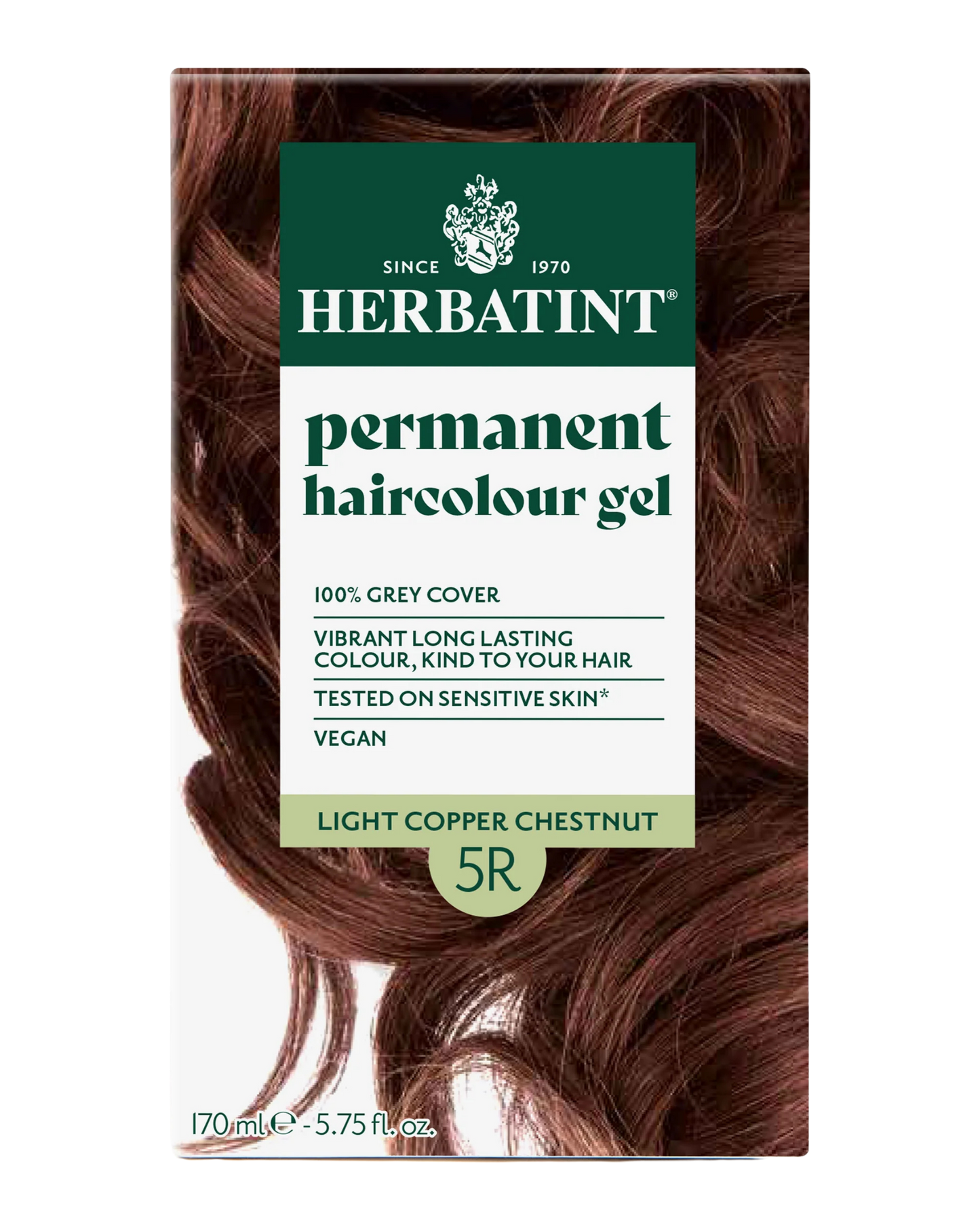 Herbatint 170ml Permanent Colour – 5R Light Copper Chestnut