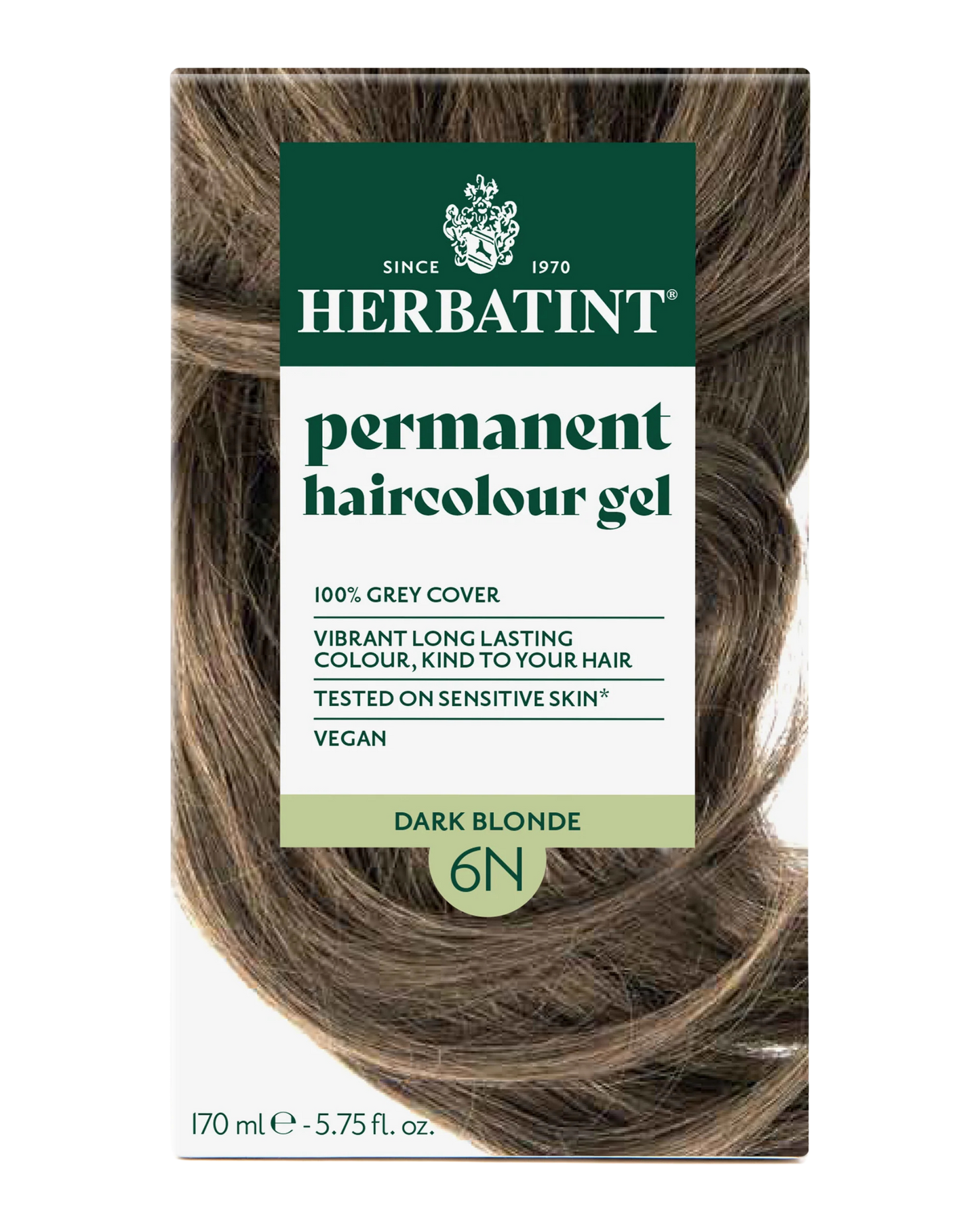 Herbatint 170ml Permanent Colour – 6N Dark Blonde