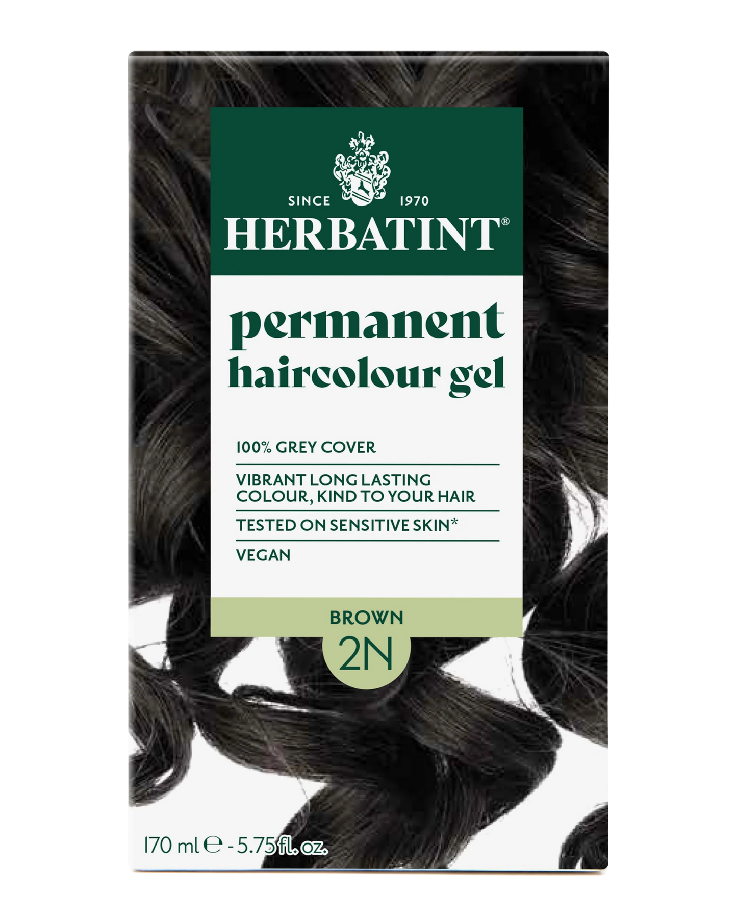 Herbatint 170ml Permanent Colour – 2N Brown