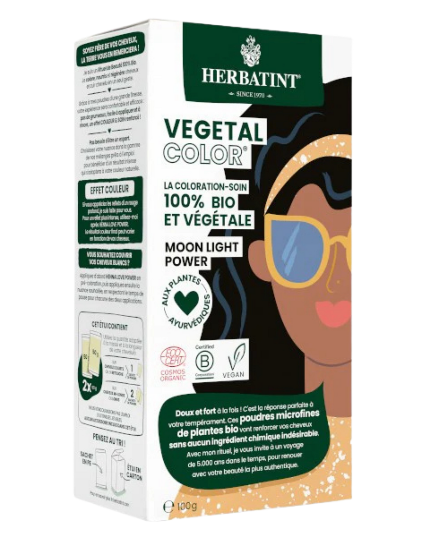 Herbatint Vegetal Colour – Dark Night Powder