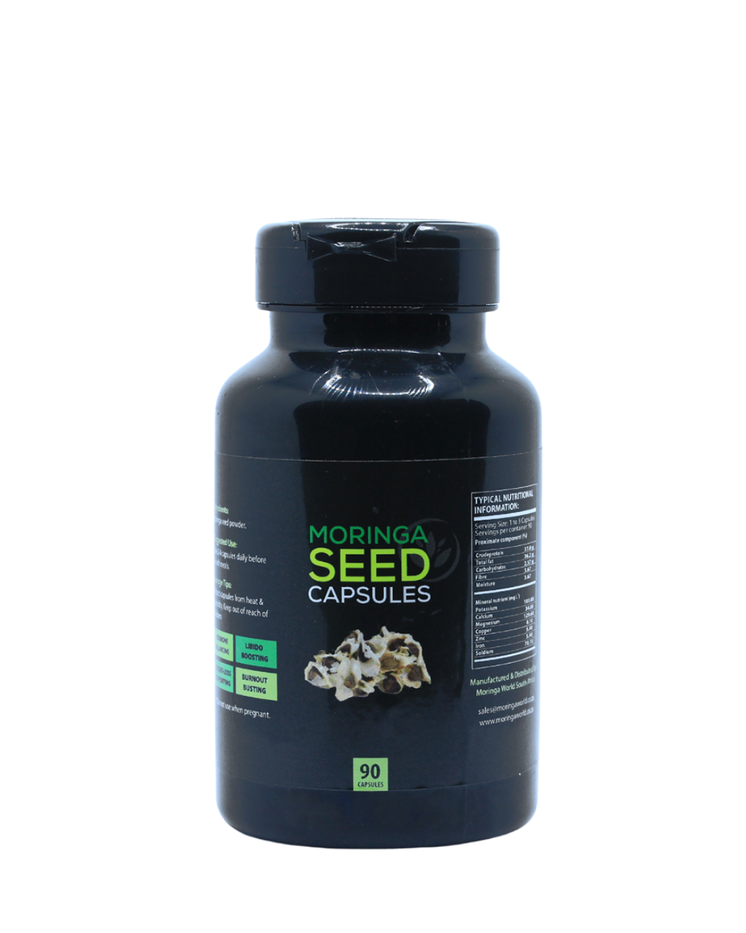 NVJ Moringa Seed Powder Capsules