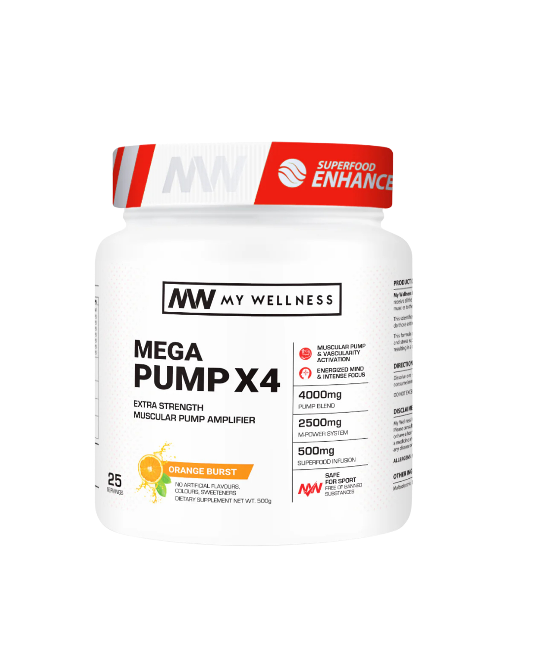 My Wellness Mega-Pump X4 500g