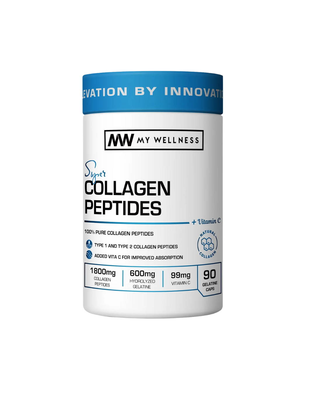 My Wellness Super Collagen Peptides 90 Gelatine Capsules