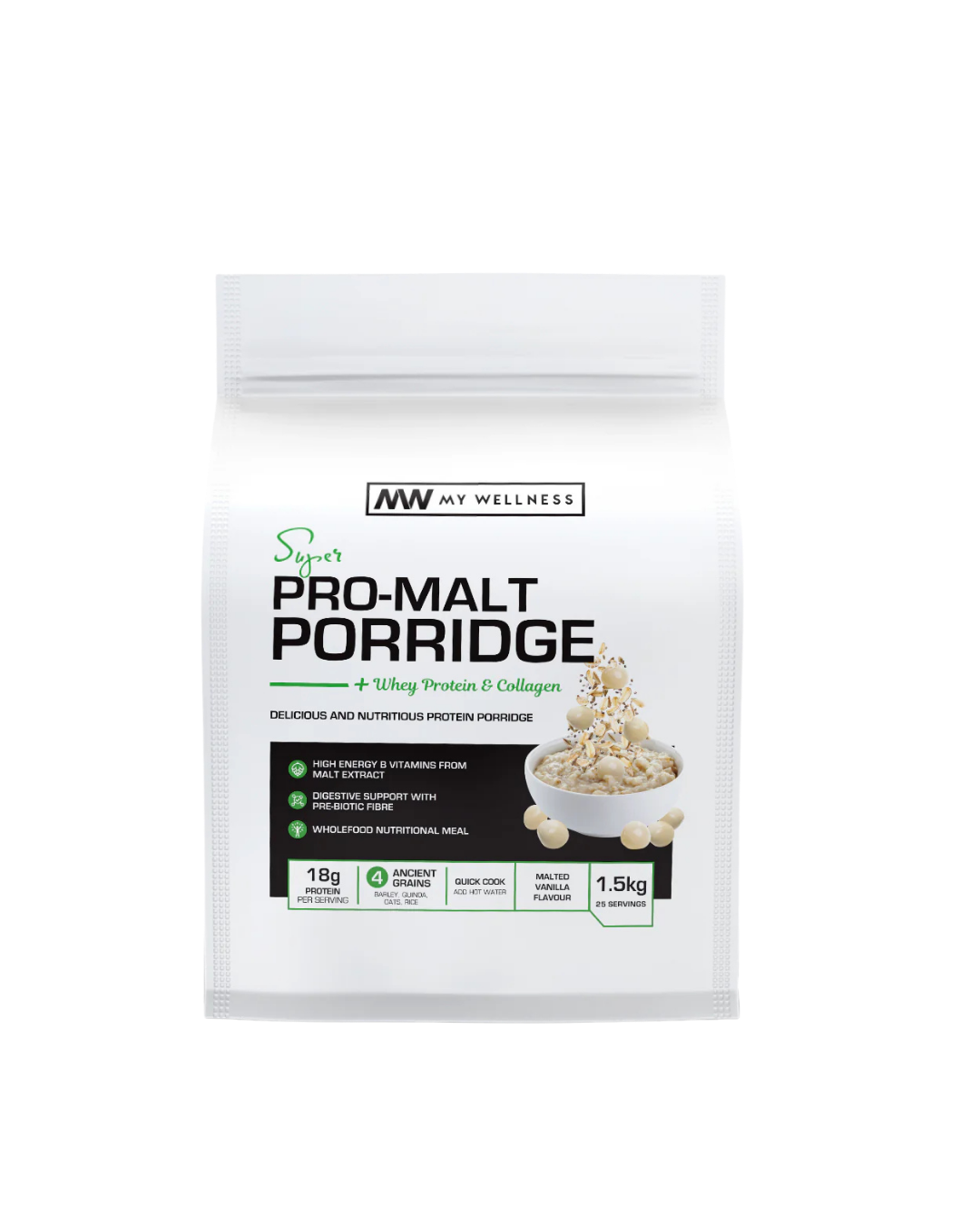 My Wellness Super Pro-Malt Porridge Malted 1.5kg