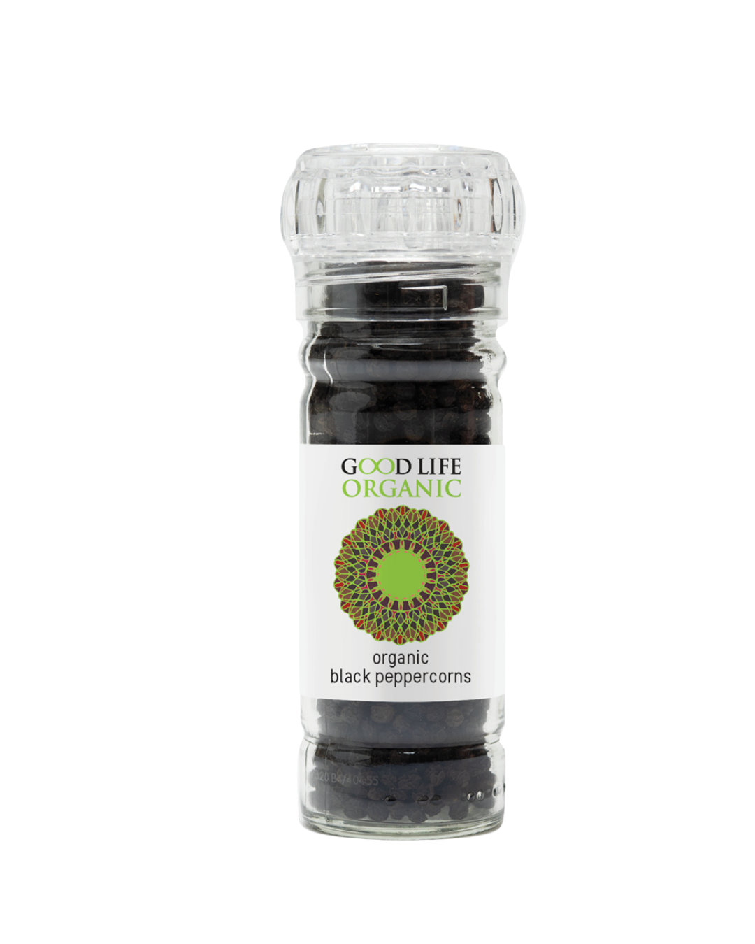 Organic Black Peppercorns 100ml (Grinder)