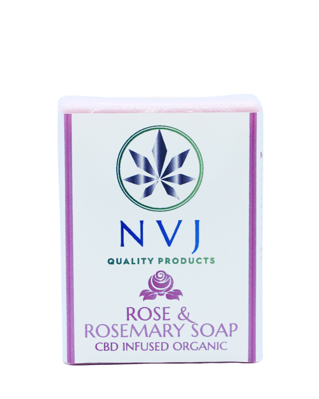 NVJ Rose & Rosemary Soap (Vegan / Natural Soap Bar)
