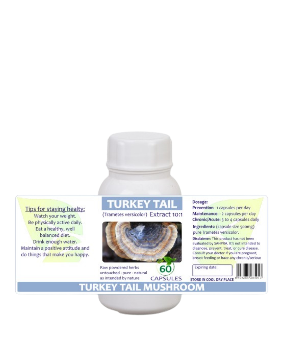 NVJ Turkey Tail Capsules