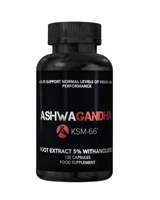 Ashwagandha KSM-66® Capsules (120 Caps) – Natural Stress & Hormone Balance