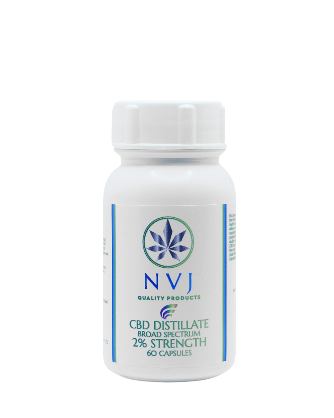 NVJ Broad‑Spectrum CBD Capsules 2%
