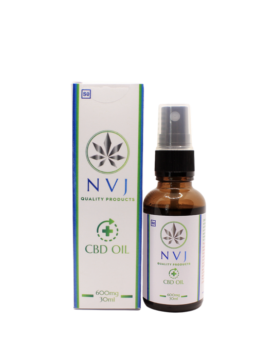 NVJ CBD Oil 600mg On‑the‑Go - 30ml