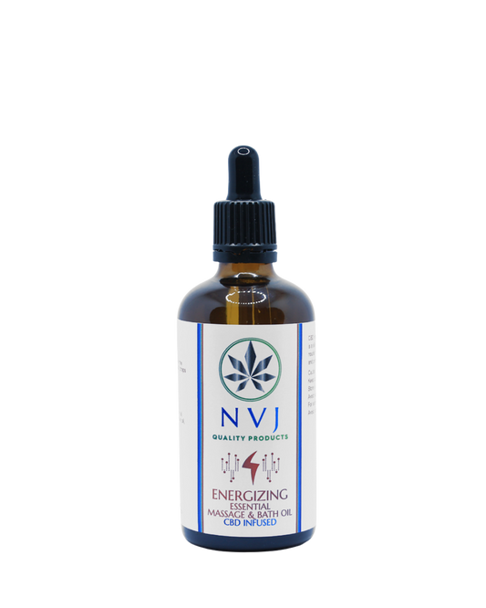 NVJ Energizing Essential Massage Oil (CBD)