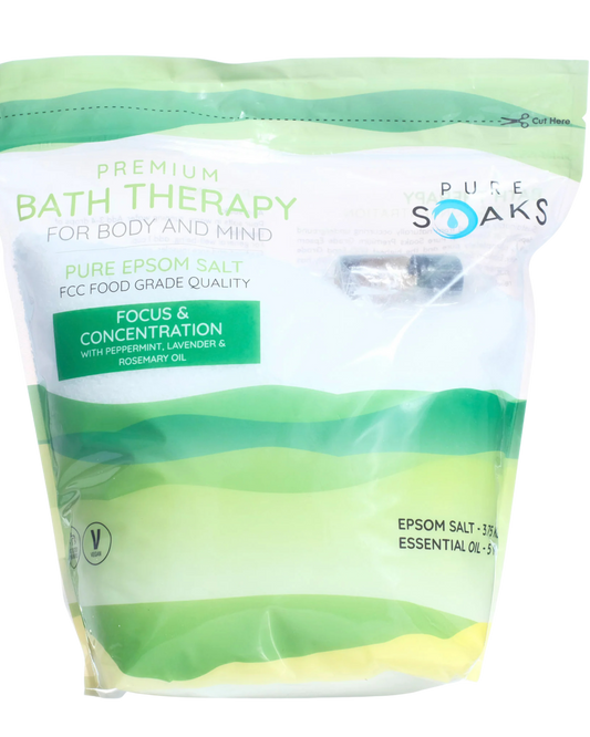 Focus & Concentration Bath Soak – 3.75 kg