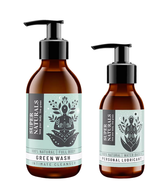 Super Naturals Green Wash & Personal Lubricant Combo