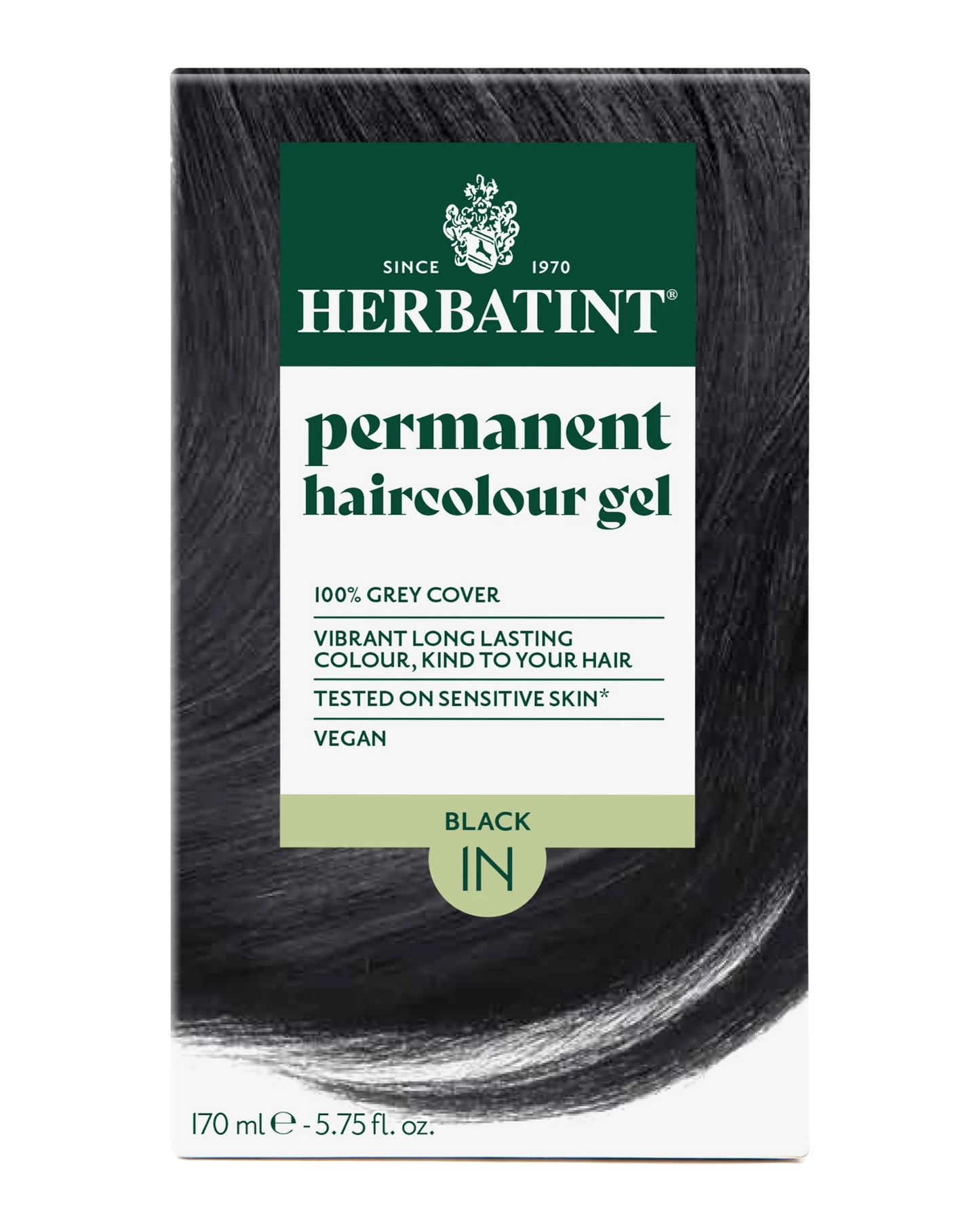 Herbatint 170ml Permanent Colour – 1N Black