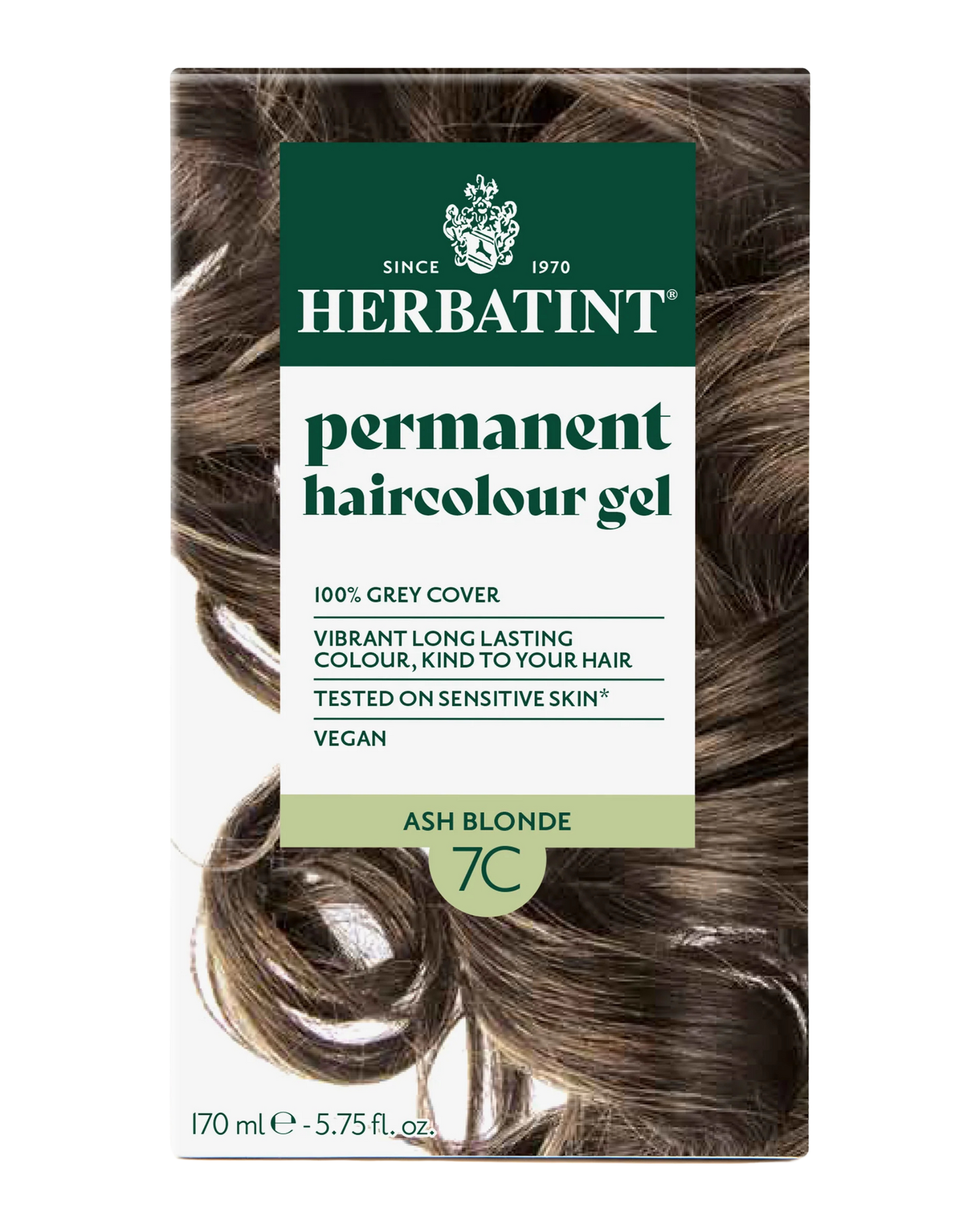 Herbatint 170ml Permanent Colour – 7C Ash Blonde