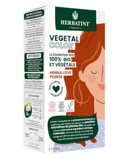 Herbatint Vegetal Colour – Henna Love Powder