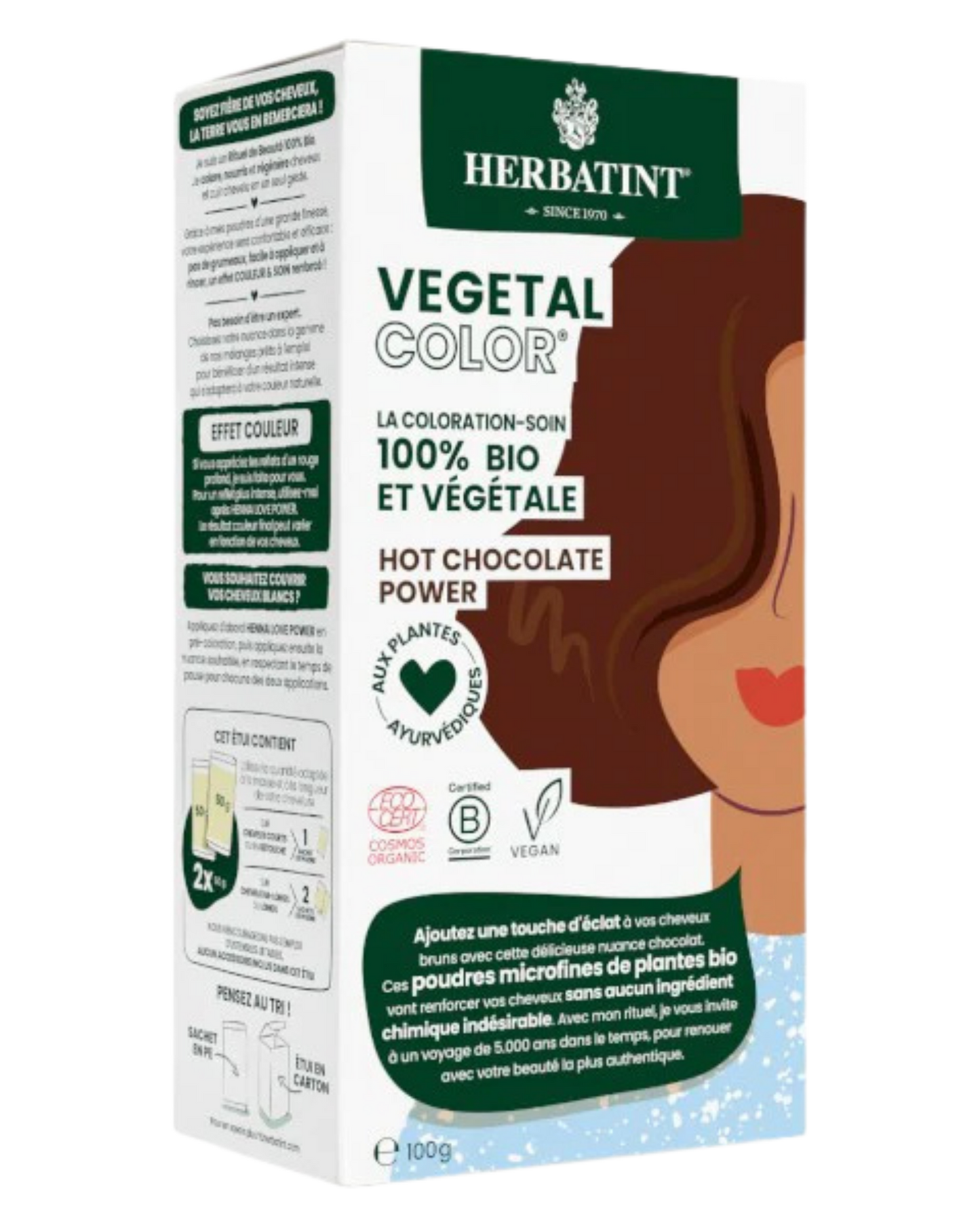 Herbatint Vegetal Colour – Hot Chocolate Powder