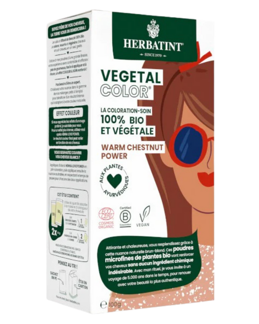 Herbatint Vegetal Colour – Warm Chestnut Powder