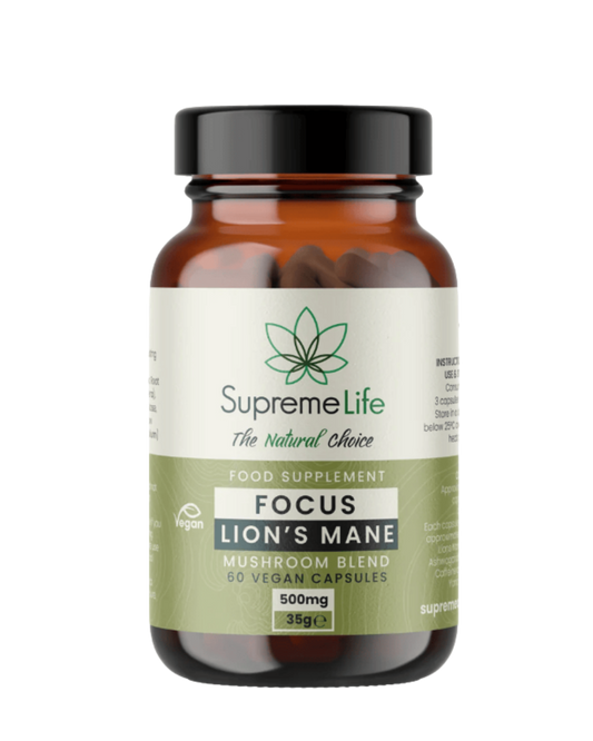 Lion’s Mane & Ashwagandha Cognitive Blend – Sharpen Your Mind, Soothe Your Soul