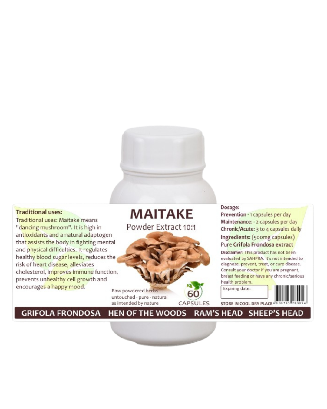 NVJ Maitake Capsules