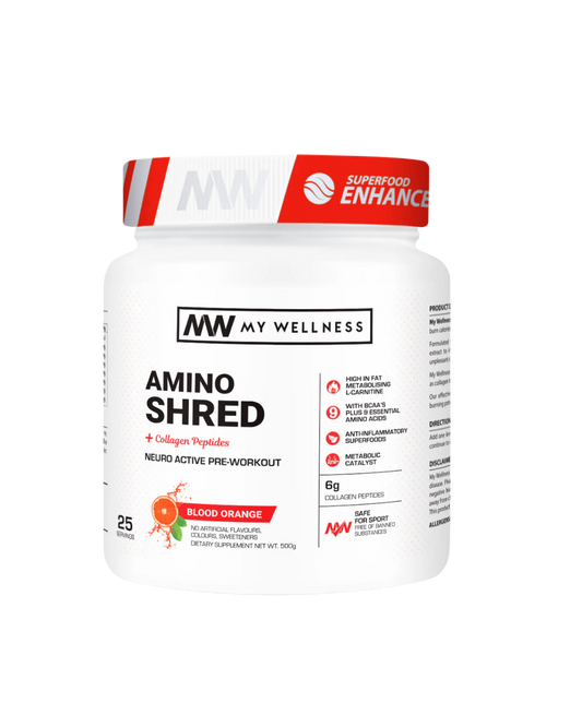 My Wellness Amino Shred 500g – Blood Orange