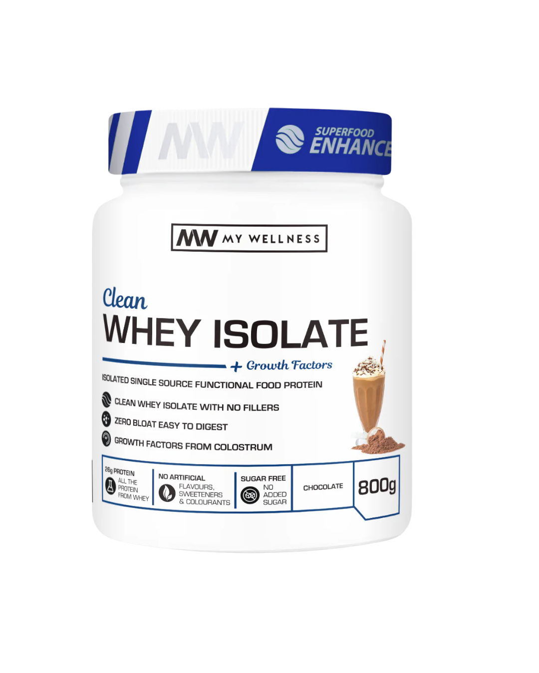 My Wellness Clean Whey Isolate 800g