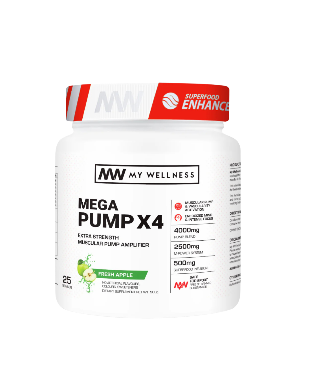 My Wellness Mega-Pump X4 500g