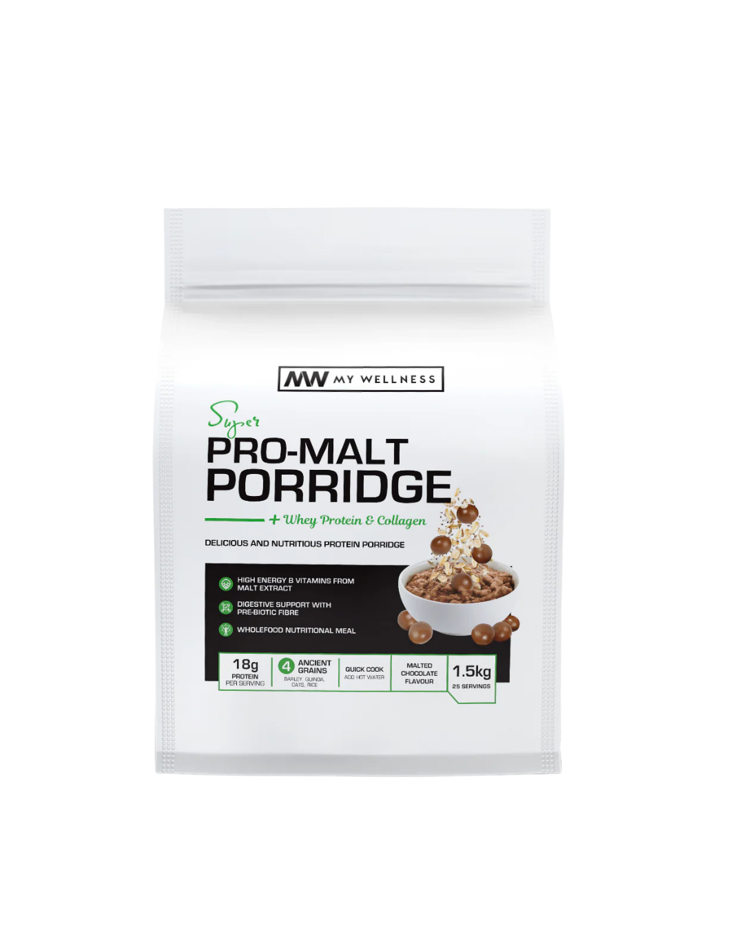 My Wellness Super Pro-Malt Porridge Malted 1.5kg