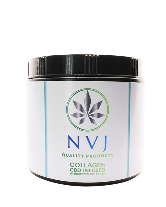 NVJ Hydrolyzed Collagen + CBD Supplement