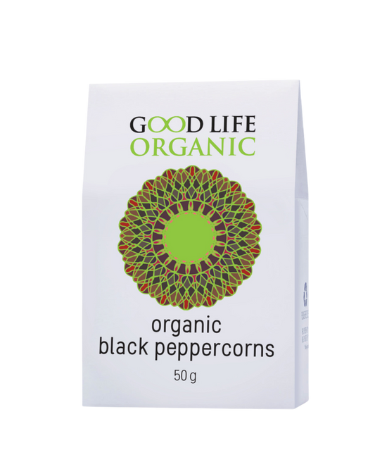 Organic Black Peppercorns 60g