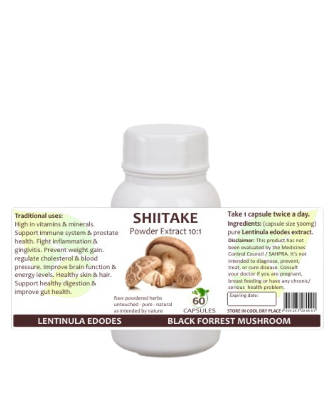 NVJ Shiitake Capsules
