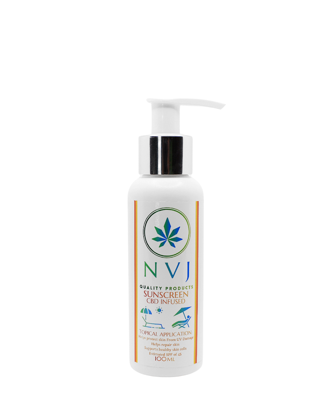 NVJ CBD‑Infused Sun Screen