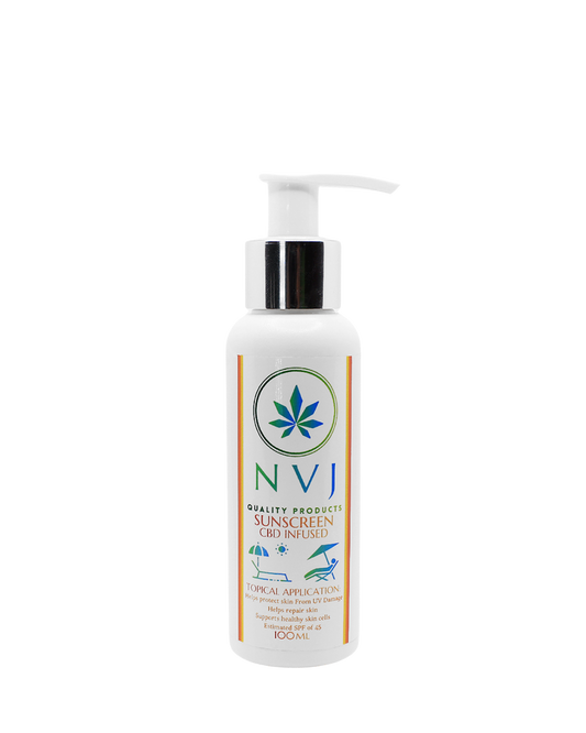 NVJ CBD‑Infused Sun Screen