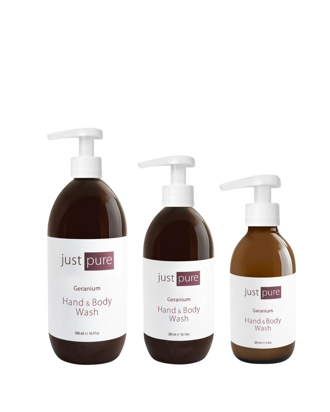 Just Pure Geranium Hand & Body Wash